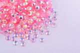Jelly Resin Transparent AB Rhinestones BULK
