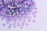Jelly Resin Transparent AB Rhinestones BULK