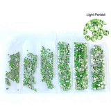 Glass Flatback Rhinestones Multi Size Pack