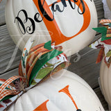 Personalized Pumpkin