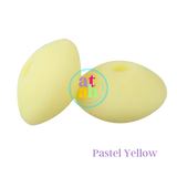 Lentil Silicone Beads