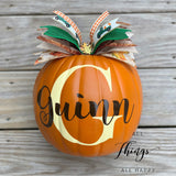 Personalized Pumpkin