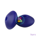 Lentil Silicone Beads