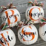 Personalized Pumpkin