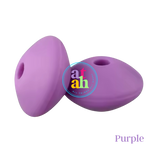 Lentil Silicone Beads