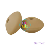 Lentil Silicone Beads