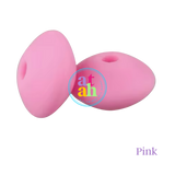 Lentil Silicone Beads