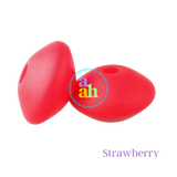 Lentil Silicone Beads