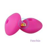 Lentil Silicone Beads