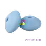Lentil Silicone Beads
