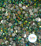 Silver Bottom Resin Rhinestones BULK