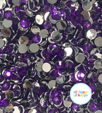 Silver Bottom Resin Rhinestones ~ The Happy Trio