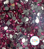 Silver Bottom AB  Resin Rhinestones 1000pcs