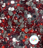 Silver Bottom Resin Rhinestones 1000pcs