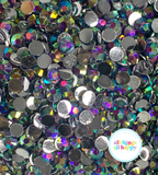 Silver Bottom Resin Rhinestones BULK