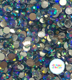 Silver Bottom AB  Resin Rhinestones 1000pcs