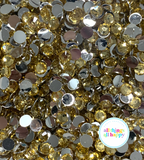 Silver Bottom AB  Resin Rhinestones BULK