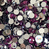 Silver Bottom Resin Rhinestones 1000pcs