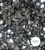 2mm Silver Bottom Resin Rhinestones BULK