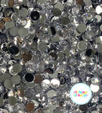 Silver Bottom Resin Rhinestones ~ The Happy Trio