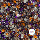 Silver Bottom Resin Rhinestones ~ The Happy Trio