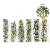 Glass Flatback Rhinestones Multi Size Pack