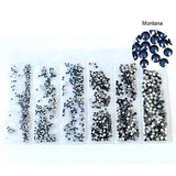 Glass Flatback Rhinestones Multi Size Pack