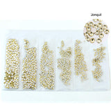 Glass Flatback Rhinestones Multi Size Pack