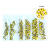 Glass Flatback Rhinestones Multi Size Pack