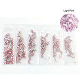 Glass Flatback Rhinestones Multi Size Pack