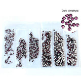 Glass Flatback Rhinestones Multi Size Pack