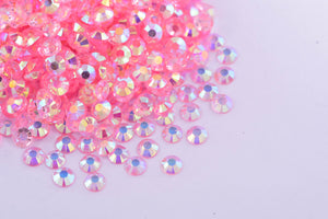 Jelly Resin Transparent AB Rhinestones BULK